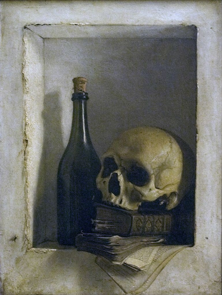 Antoine Wiertz - Allegory with Skull