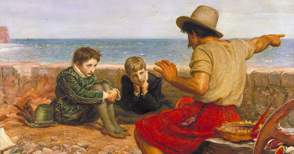 John Everett Millais - The Boyhood of Raleigh John Everett Millais - The Boyhood of Raleigh