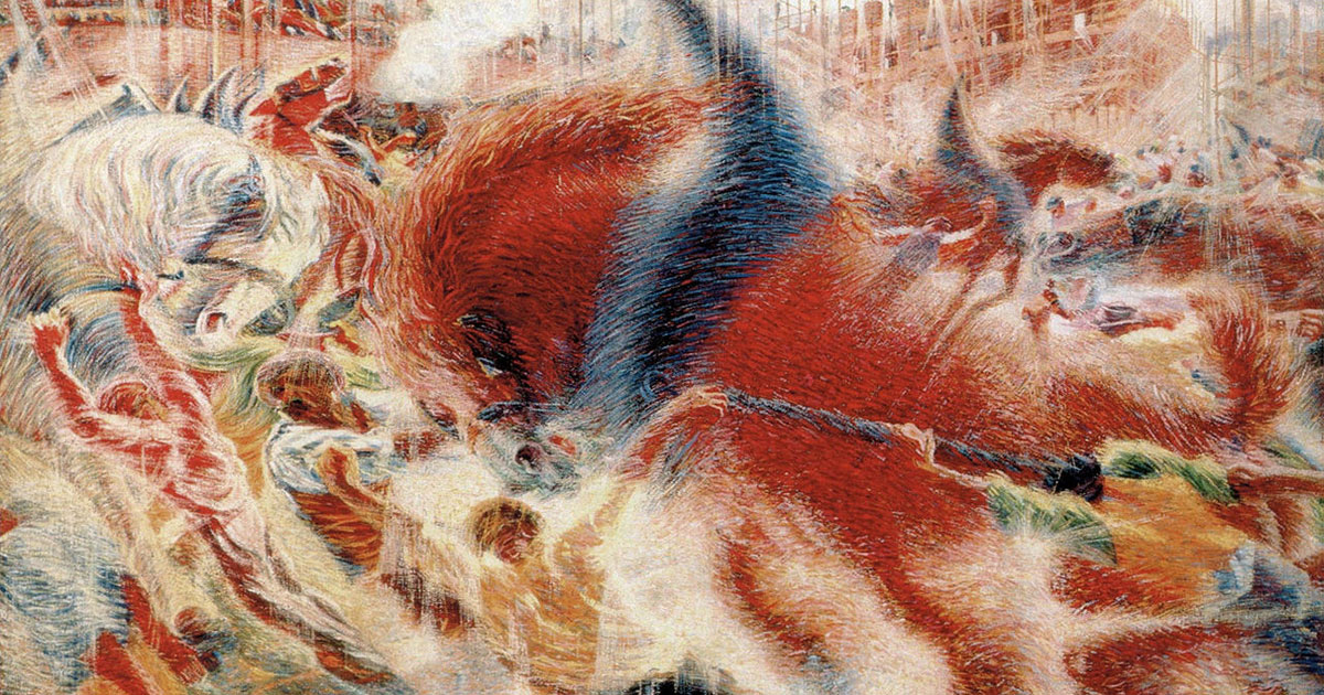 Umberto Boccioni - The City Rises Umberto Boccioni - The City Rises