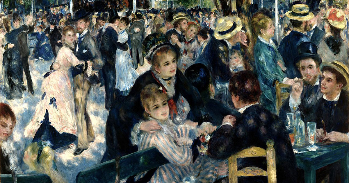 Pierre-Auguste Renoir - Dance at Le moulin de la Galette Pierre-Auguste Renoir - Dance at Le moulin de la Galette