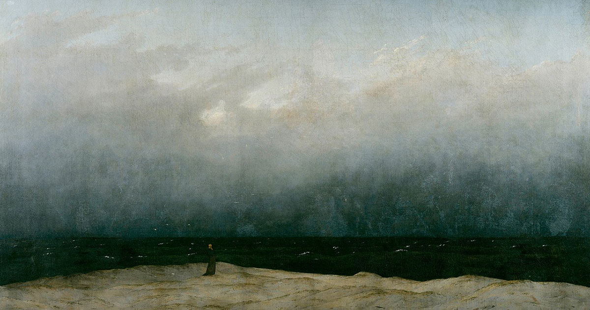 Caspar David Friedrich - The Monk By The Sea Caspar David Friedrich - The Monk By The Sea