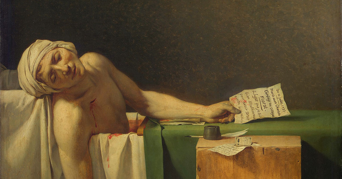Jacques-Louis David - The Death of Marat Jacques-Louis David - The Death of Marat