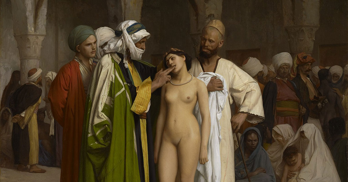 Jean-Léon Gérôme - The Slave Market Jean-Léon Gérôme - The Slave Market