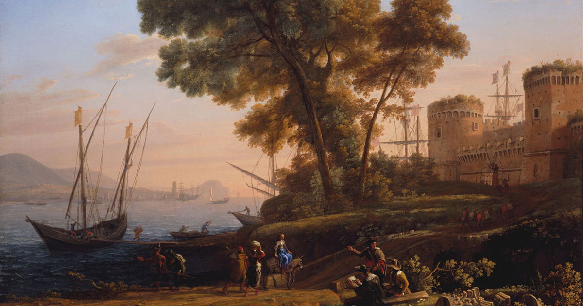 Claude Lorrain - An Artist Studying from Nature Claude Lorrain - An Artist Studying from Nature