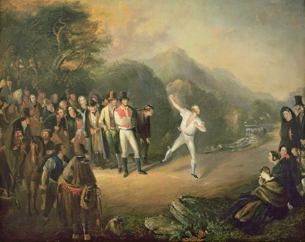 Daniel MacDonald - Bowling Match at Castlemary, Cloyne, 1847