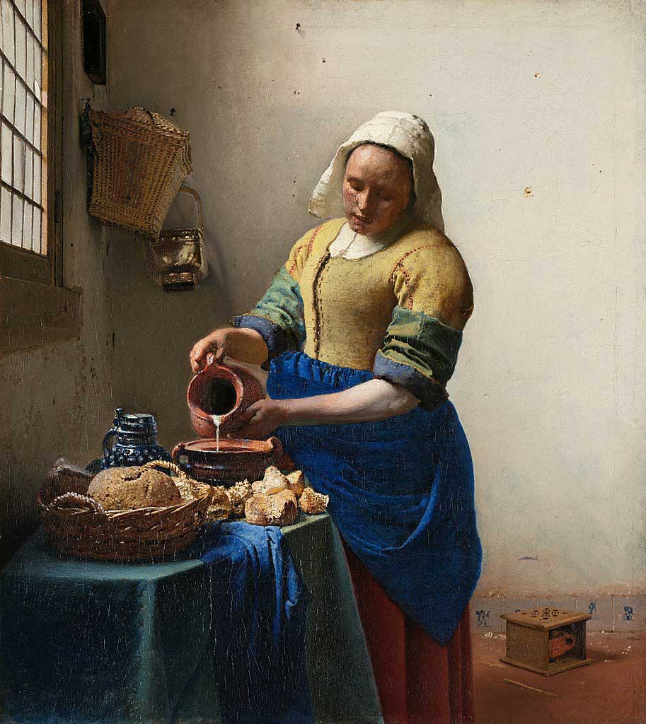 Johannes Vermeer - The Milkmaid