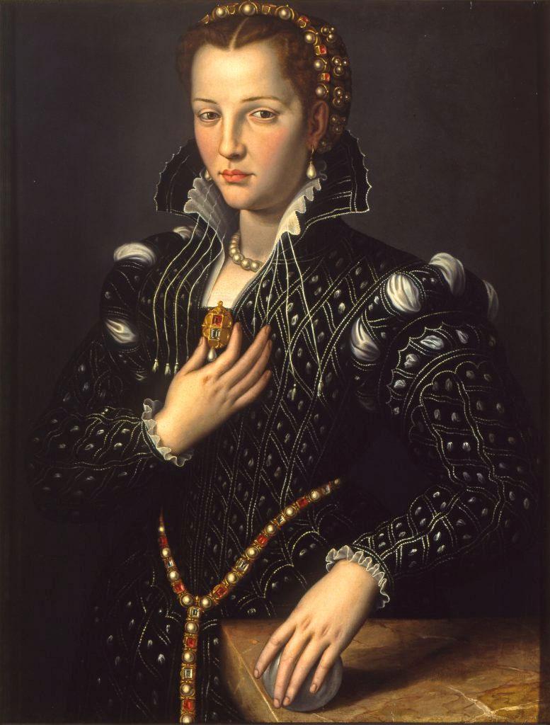 Portrait of Lucrezia de' Medici - Alessandro Allori